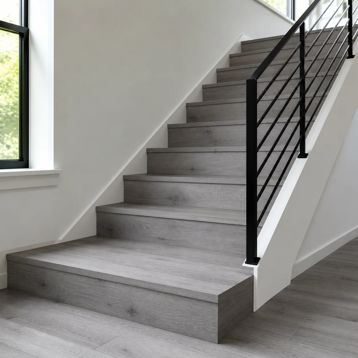 Silver Smoke LVP flooring sample photo 10