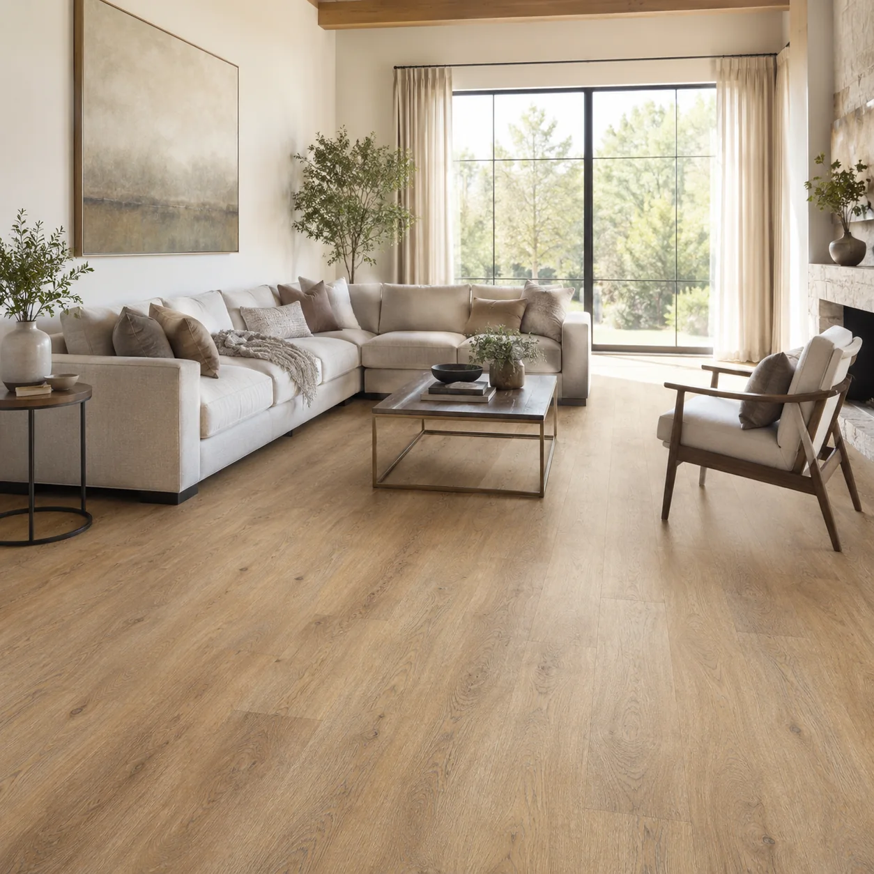 Sunset LVP flooring sample photo 2