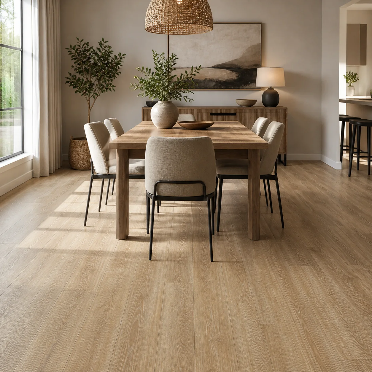 Toffee Oak LVP flooring sample photo 5