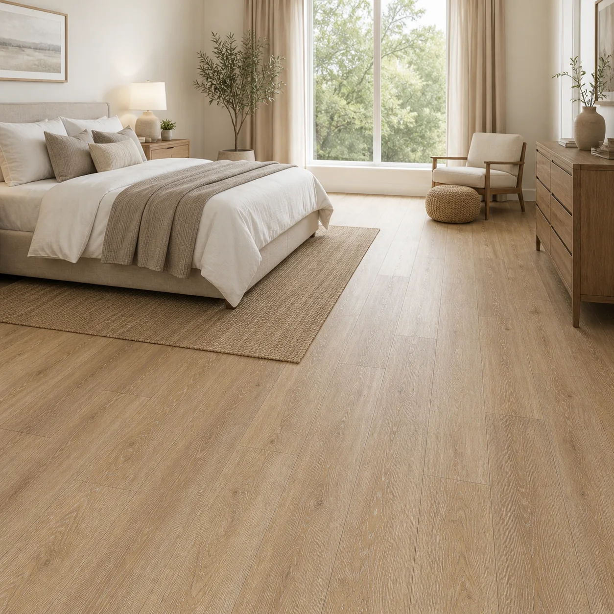 Toffee Oak LVP flooring sample photo 6