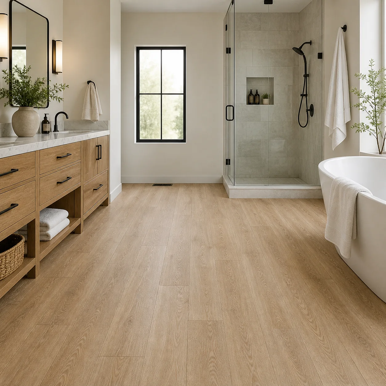 Toffee Oak LVP flooring sample photo 7