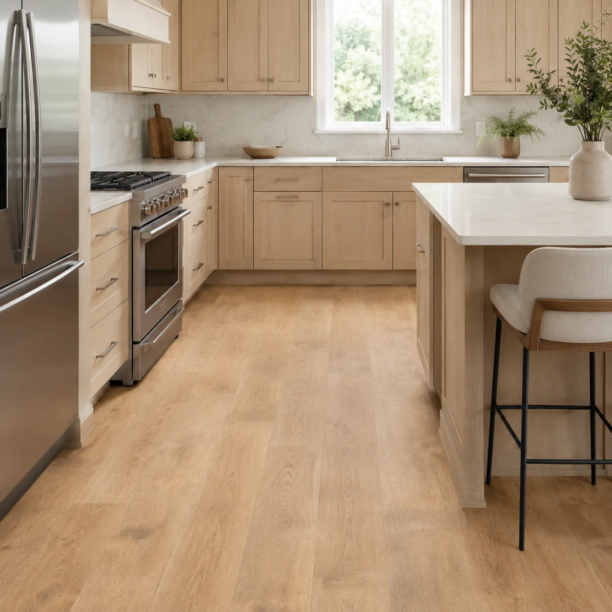 Tuscan LVP flooring sample photo 3