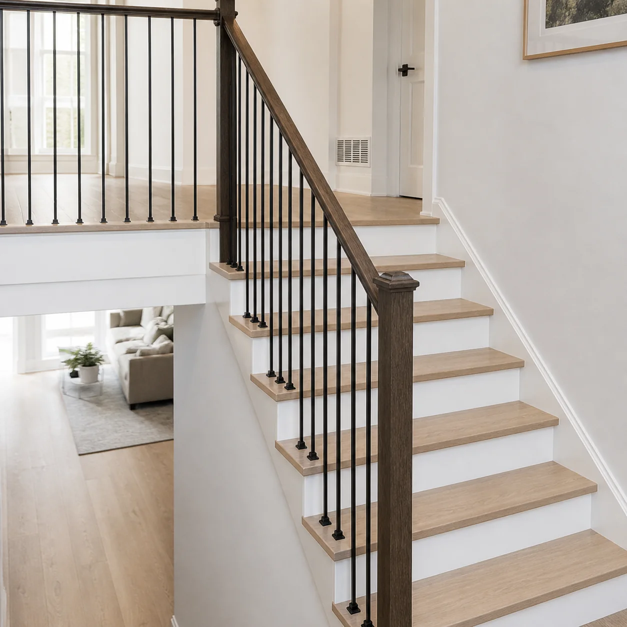 Vanila Oak LVP flooring sample photo 8