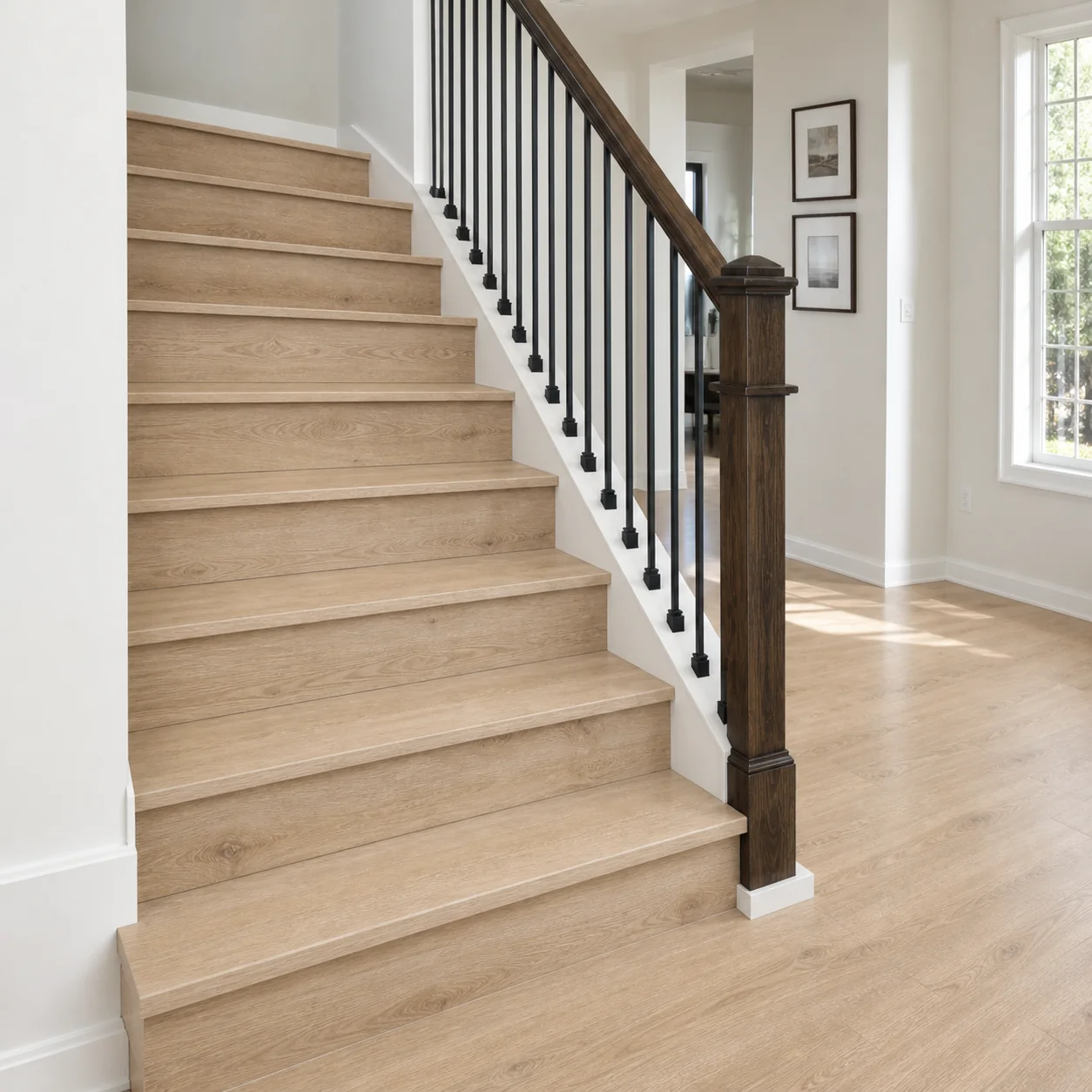 Vanila Oak LVP flooring sample photo 9