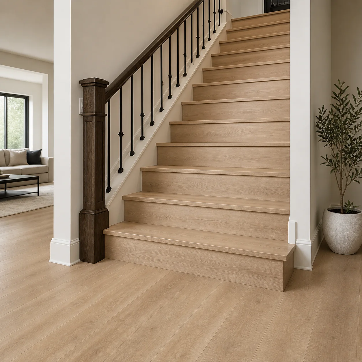 Vanila Oak LVP flooring sample photo 10