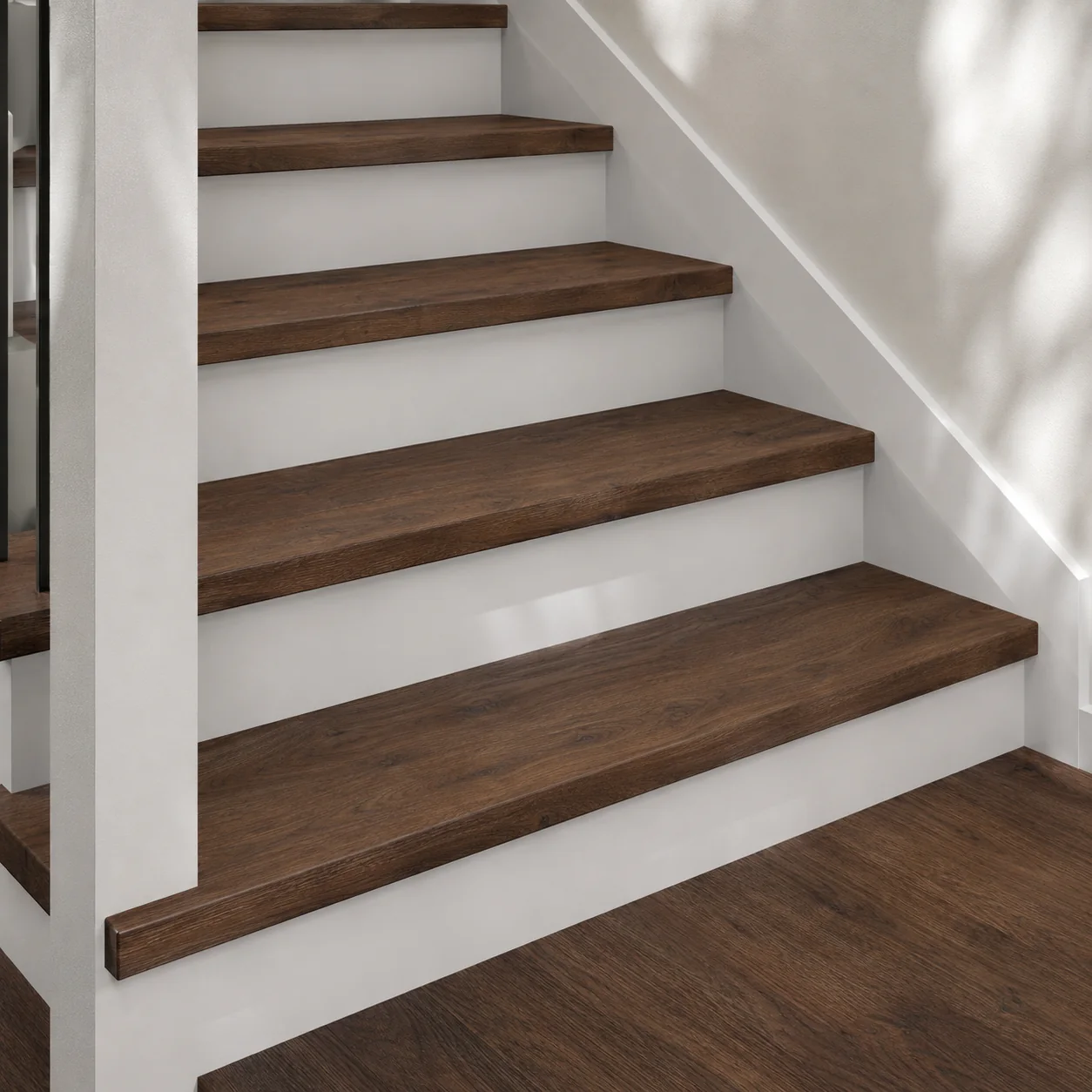 Walnut LVP flooring sample photo 9