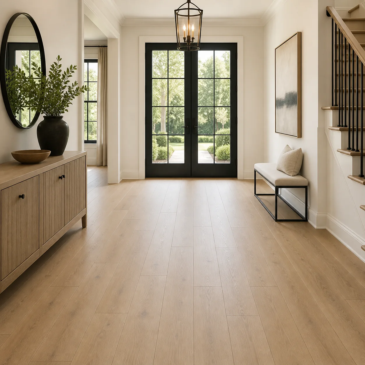 Wheat Oak LVP flooring sample photo 6