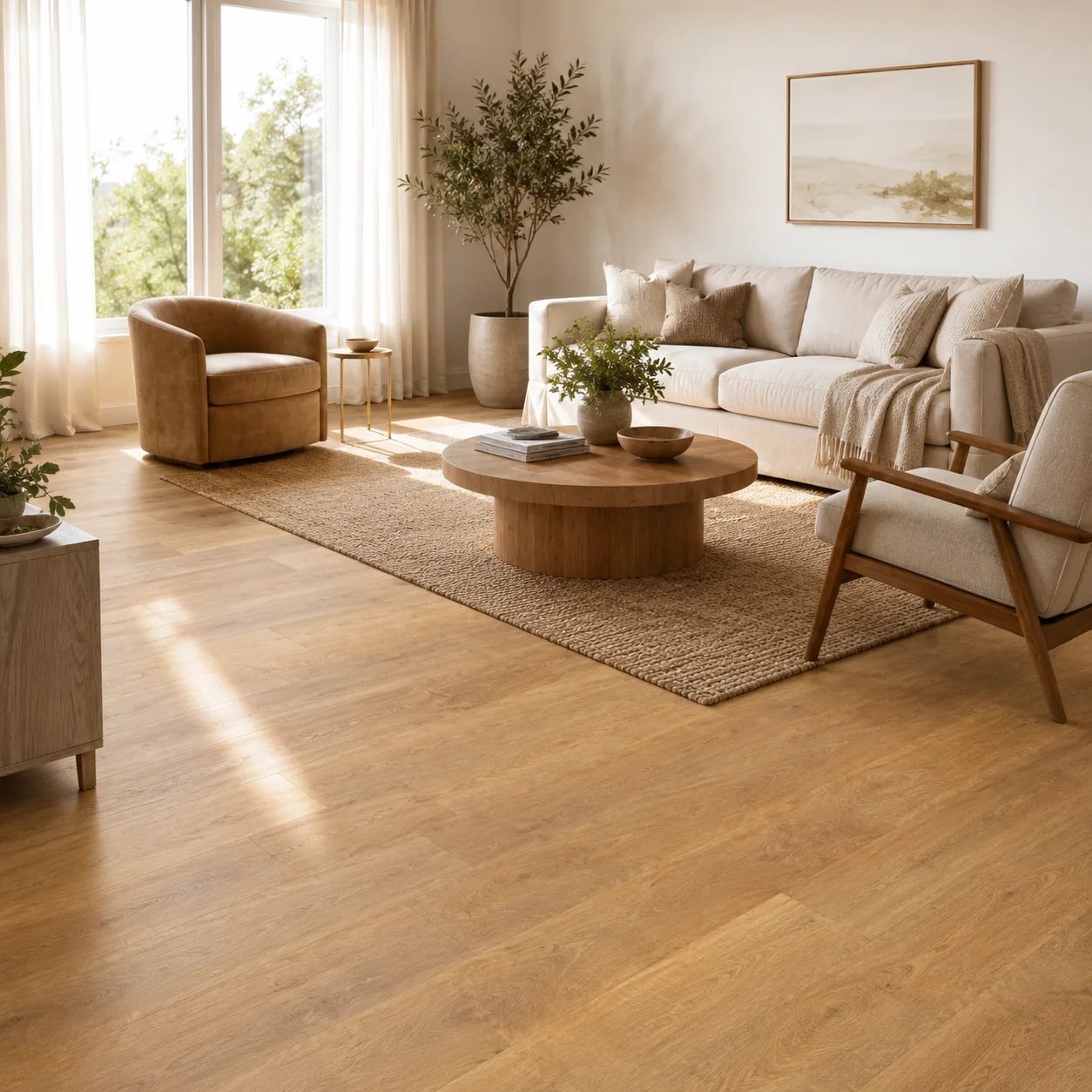 Willow LVP flooring material color sample available from FIR Flooring and Stairs