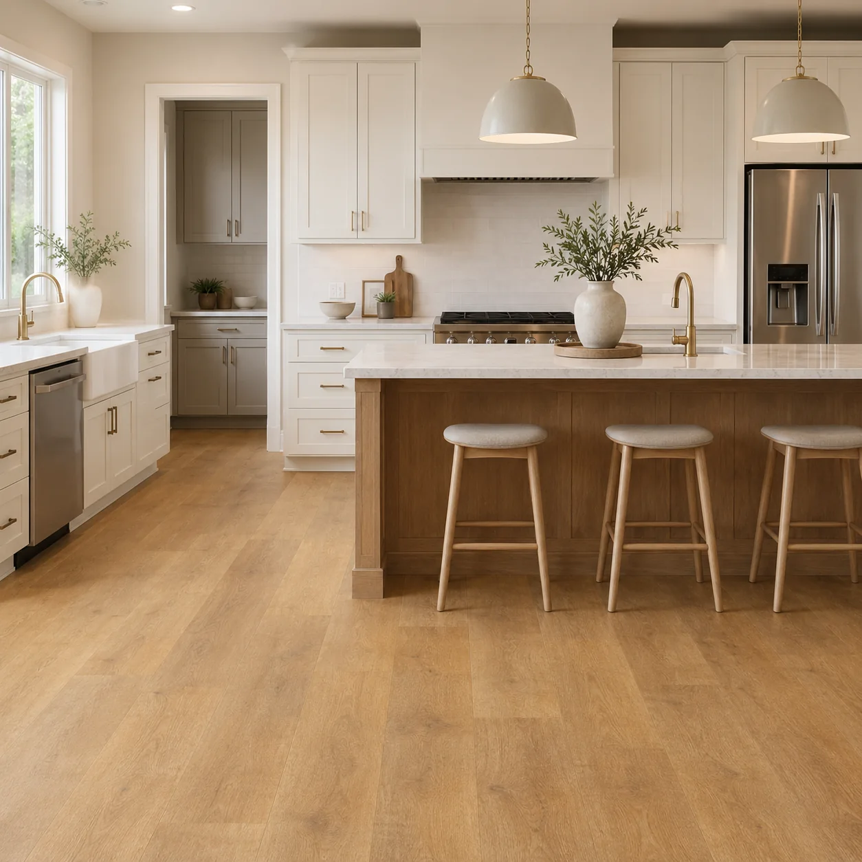 Willow LVP flooring sample photo 3