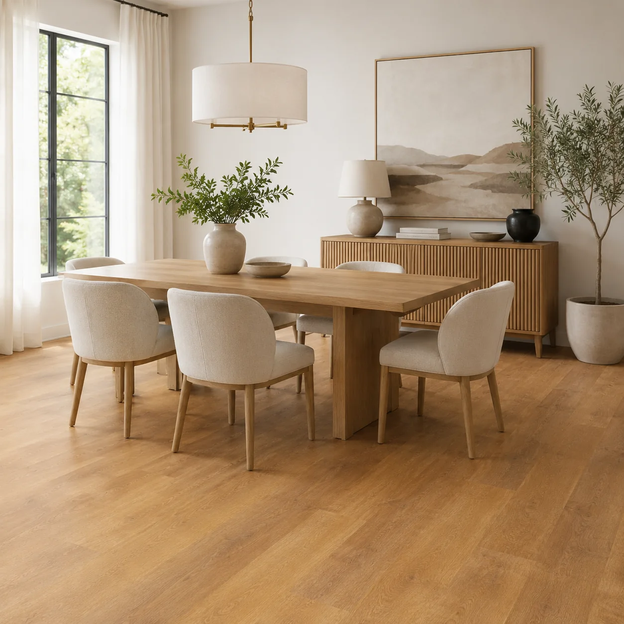 Willow LVP flooring sample photo 4