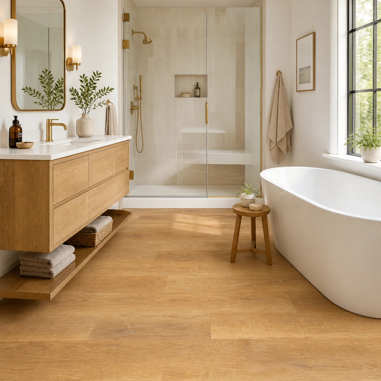 Willow LVP flooring sample photo 6