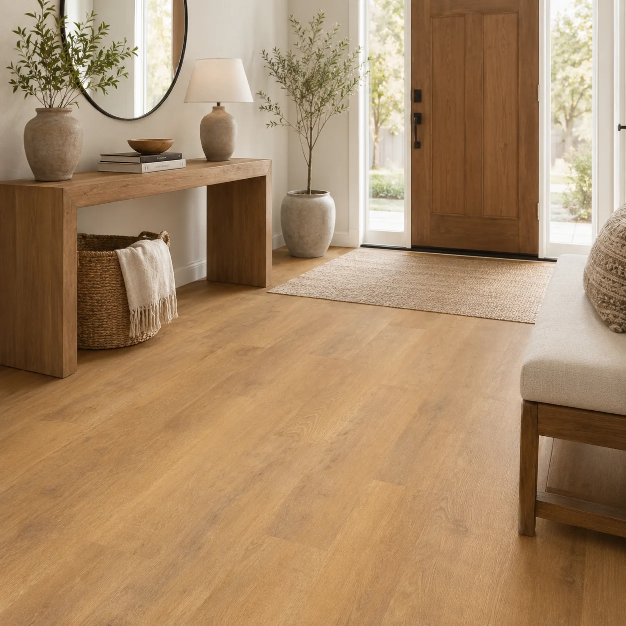 Willow LVP flooring sample photo 7